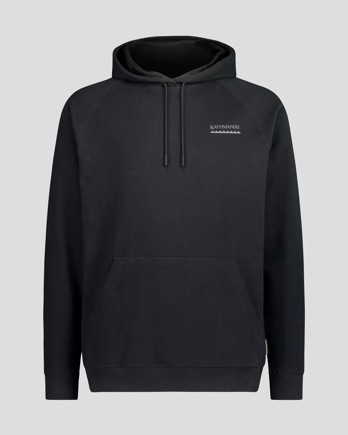 Men's Heritage Logo Brushed Hoodie - Black Stingray