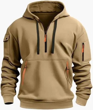 Whitaker | Utility Half-Zip Hoodie For Men