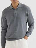Cotton lightweight knit polo shirt